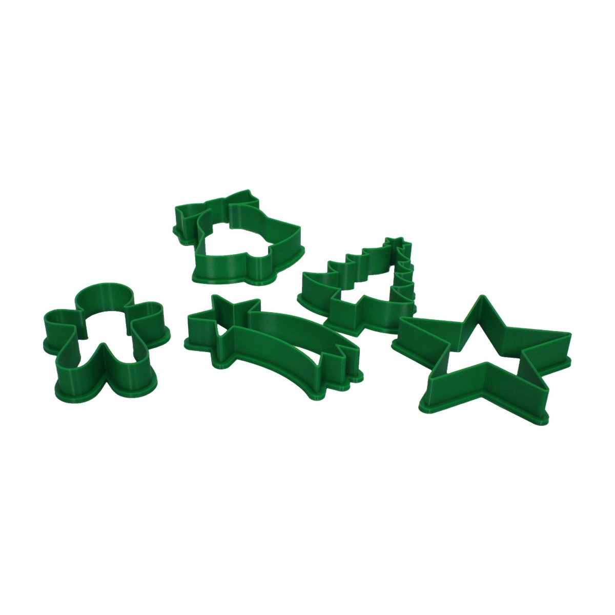 Kit 5 Cortadores de Biscoito de Natal