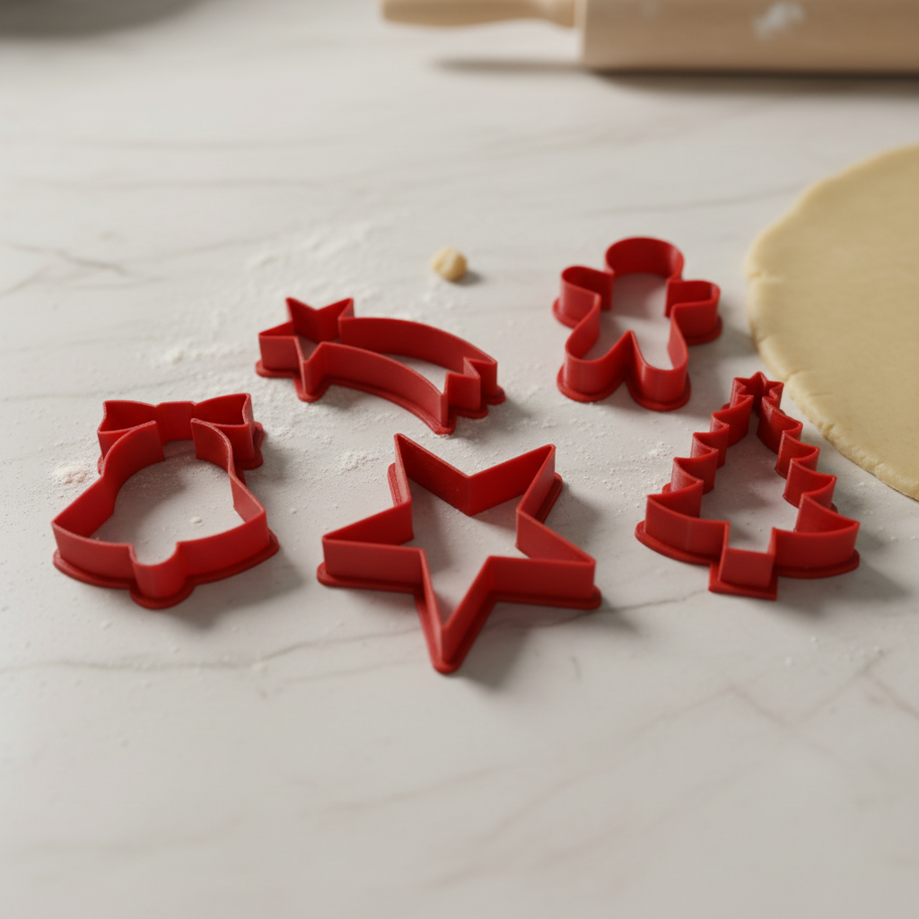 Kit 5 Cortadores de Biscoito de Natal - Imagem 7