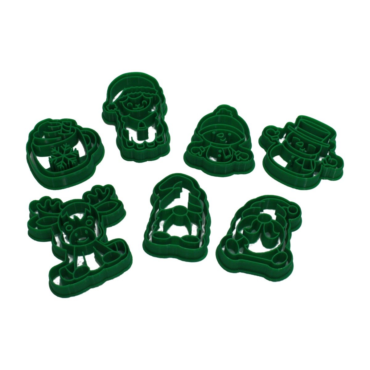 Kit 7 Cortadores de Biscoito de Natal Personagens - Imagem 2