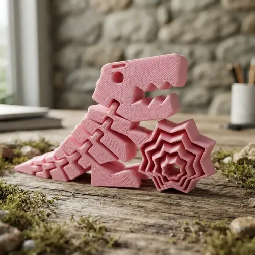 Fidget Dinossauro Flexi-Rex Articulado - Imagem 11