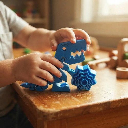 Fidget Dinossauro Flexi-Rex Articulado - Imagem 3