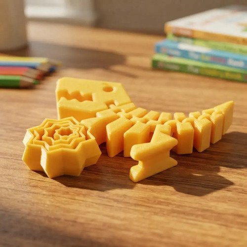 Fidget Dinossauro Flexi-Rex Articulado - Imagem 7