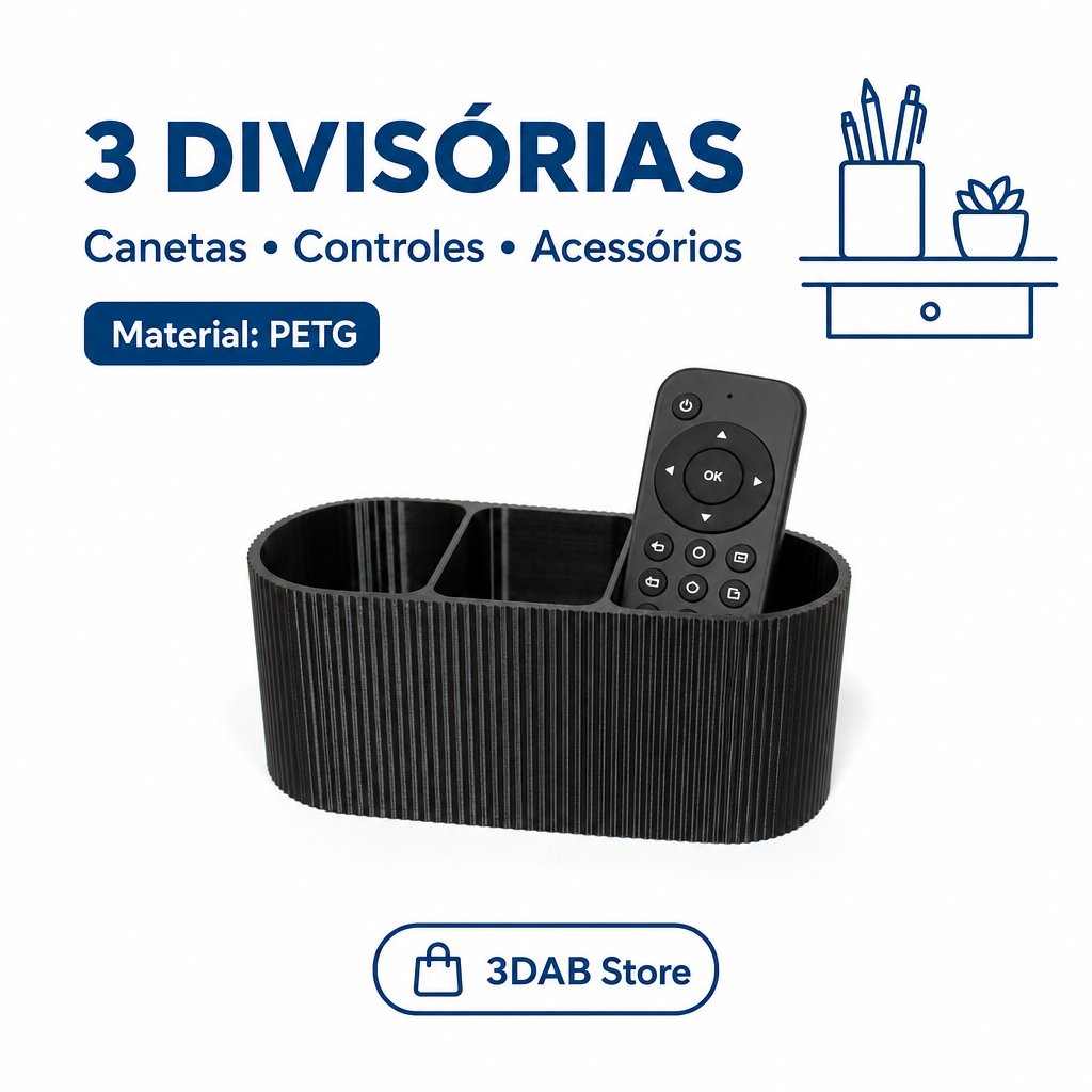 Organizador de Mesa 3 Divisórias - Imagem 3
