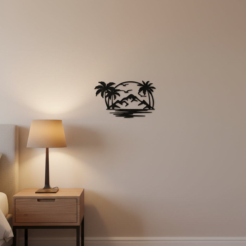 Quadro Ilha Tropical - Imagem 3