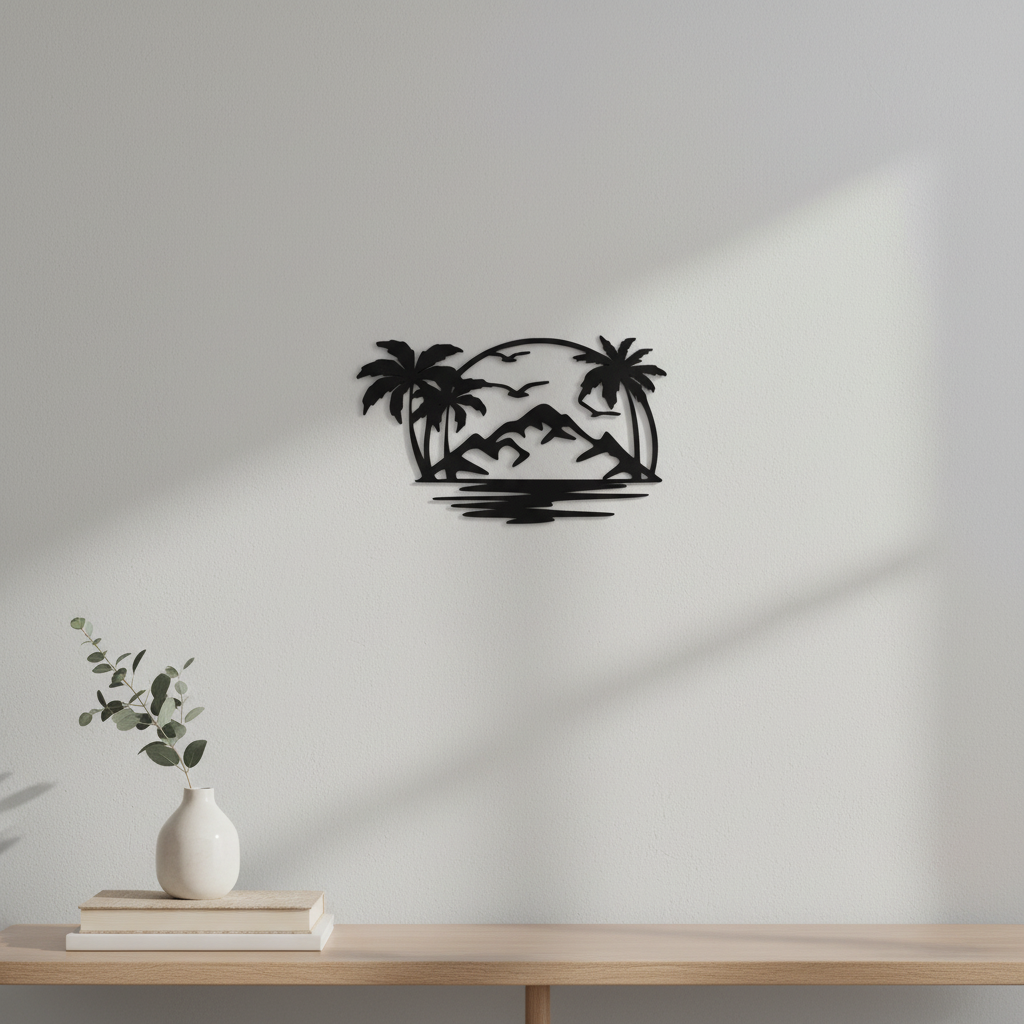 Quadro Ilha Tropical - Imagem 4