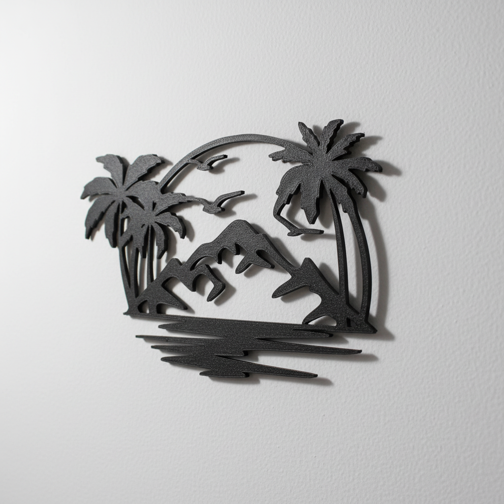 Quadro Ilha Tropical - Imagem 5
